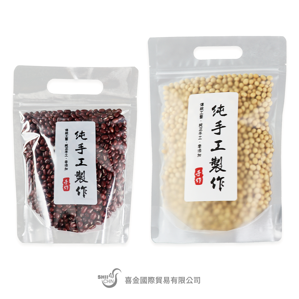 純手工手提夾鏈立袋(透明/霧面)