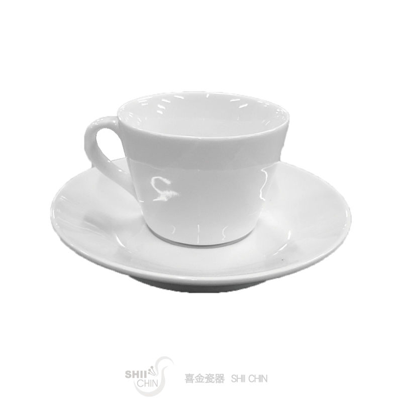 T8-05咖啡杯碟-白