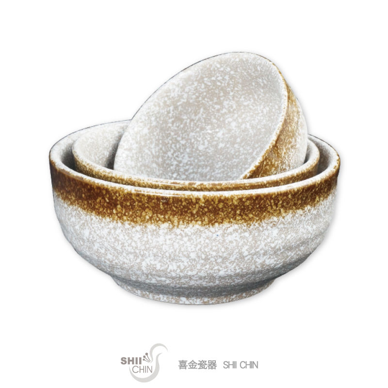 棕金日式6吋/7吋/11吋韓式碗