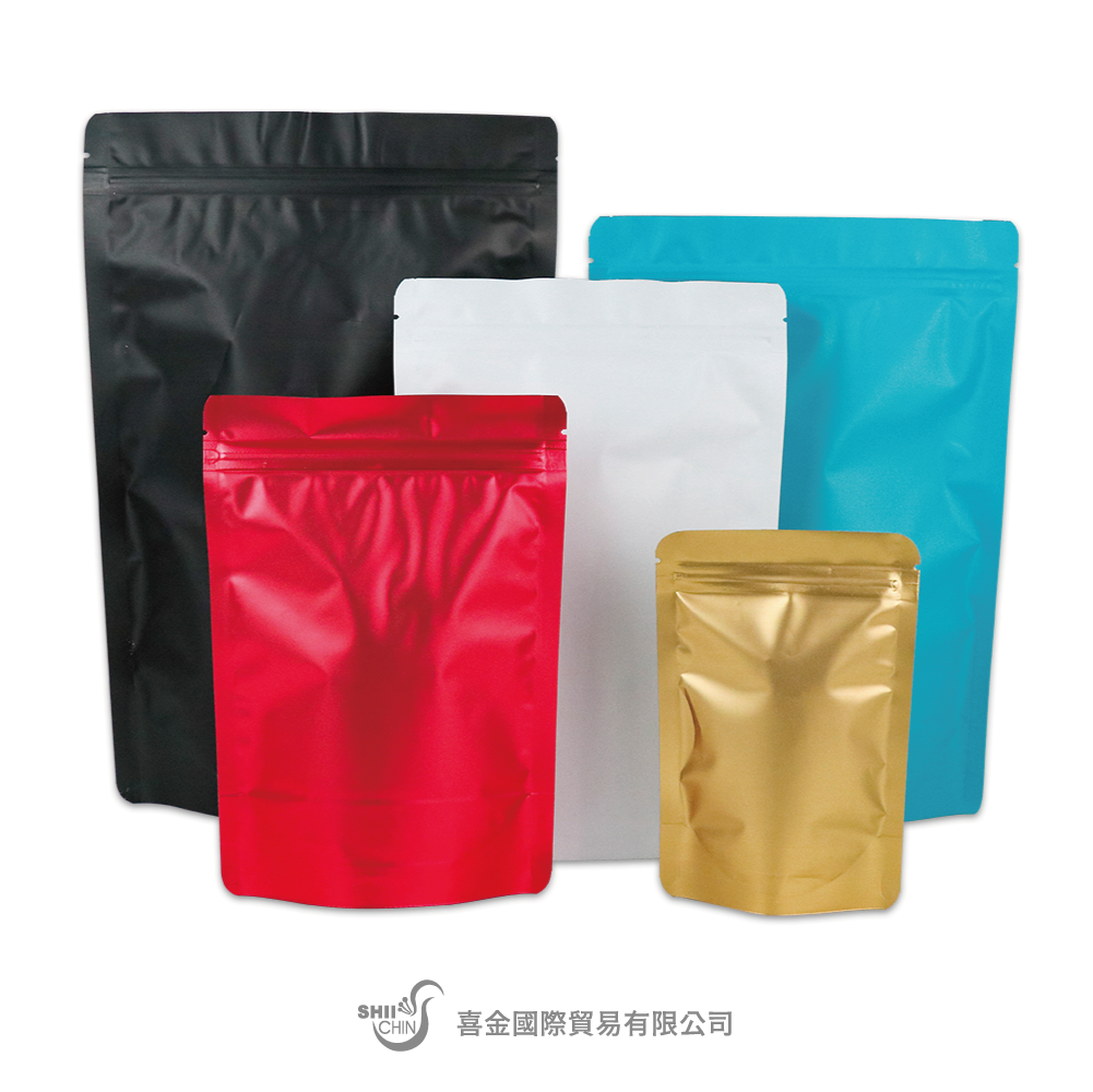 彩色內鍍鋁夾鏈立袋