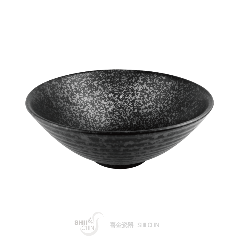 黑彩8吋麵碗
