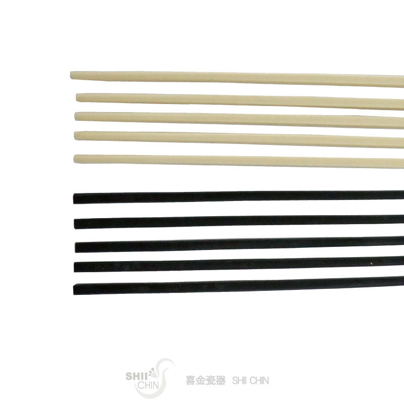 26cm美耐皿筷-黑/米