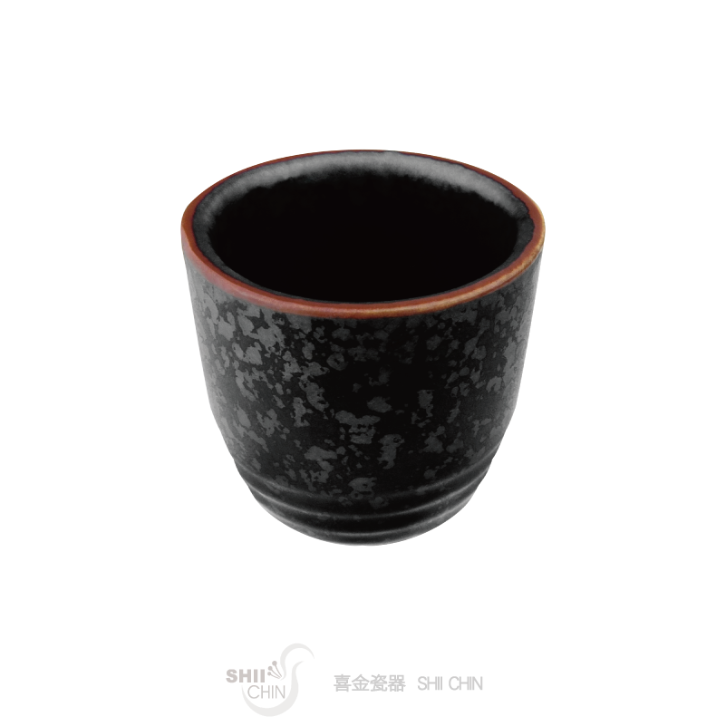 黑彩羅紋酒杯